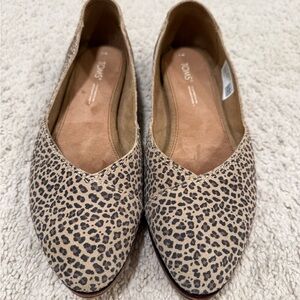 Toms Leopard Print Flats